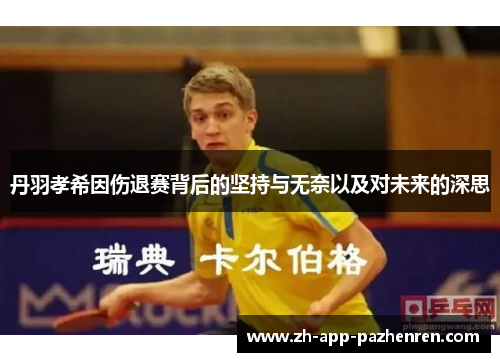 丹羽孝希因伤退赛背后的坚持与无奈以及对未来的深思 丹羽孝希因伤退赛背后的坚持与无奈以及对未来的深思