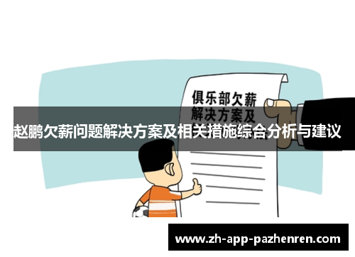 赵鹏欠薪问题解决方案及相关措施综合分析与建议 赵鹏欠薪问题解决方案及相关措施综合分析与建议