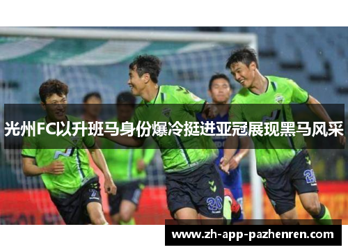 光州FC以升班马身份爆冷挺进亚冠展现黑马风采